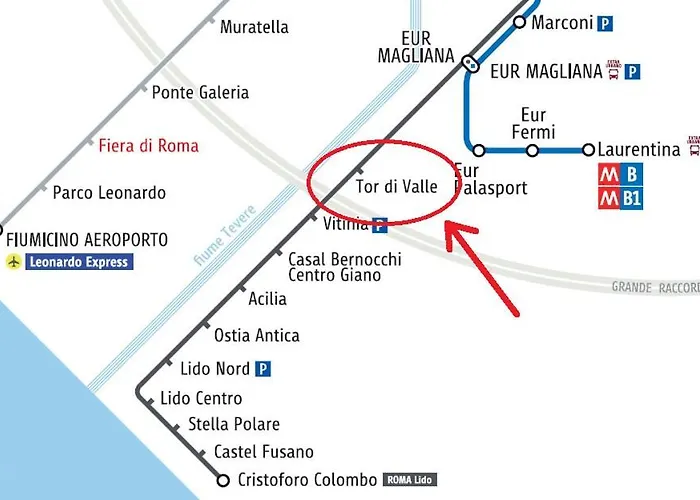Metro Tor Di Valle Сasa de vacaciones *